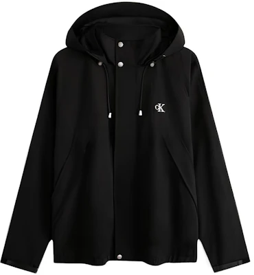 Chaqueta Minimalista con Capucha Calvin Klein Logo Bordado Cielo Negro J324800 Buy Chaqueta Minimalista con Capucha Calvin Klein Logo Bordado Cielo Negro J324800