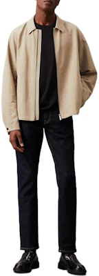 Calvin Klein 歐版修身黏土黃襯衫領拉鍊外套 K10K112779-PKR Buy Calvin Klein 歐版修身黏土黃襯衫領拉鍊外套 K10K112779-PKR