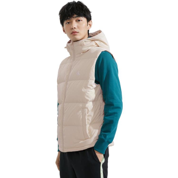 Calvin Klein Fall/Winter Printed Down Quilted Hooded Vest Unisex. J324344 圖 8