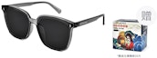 Order Calvin Klein Fashion UV Protection Square Sunglasses Unisex Black 【CKJ】22625