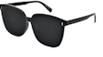 Sizing Calvin Klein Fashion UV Protection Square Sunglasses Unisex Black 【CKJ】22625