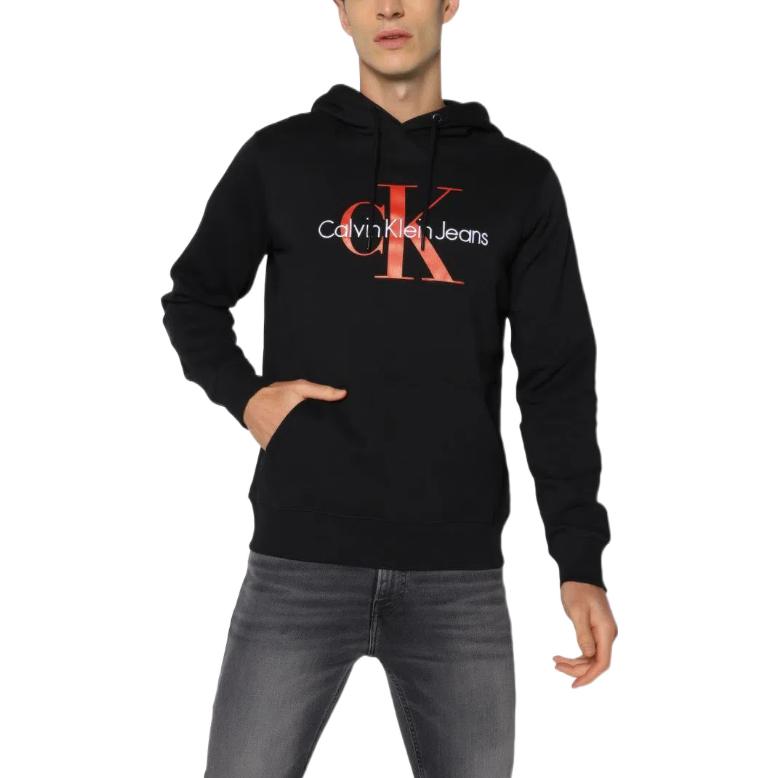 Purchase 卡尔文·克莱因 FW22 黑色印花休闲连帽衫. J30J320805-0GK