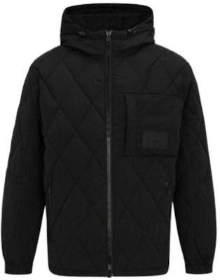 Calvin Klein FW22 Black Quilted Down Jacket with Hood and Solid Design J322174-BEH Order Calvin Klein FW22 Black Quilted Down Jacket with Hood and Solid Design J322174-BEH