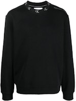 CALVIN KLEIN FW22 Logo Crewneck Pullover Sweatshirt Black J30J321901-BEH CALVIN KLEIN FW22 Logo Crewneck Pullover Sweatshirt Black J30J321901-BEH