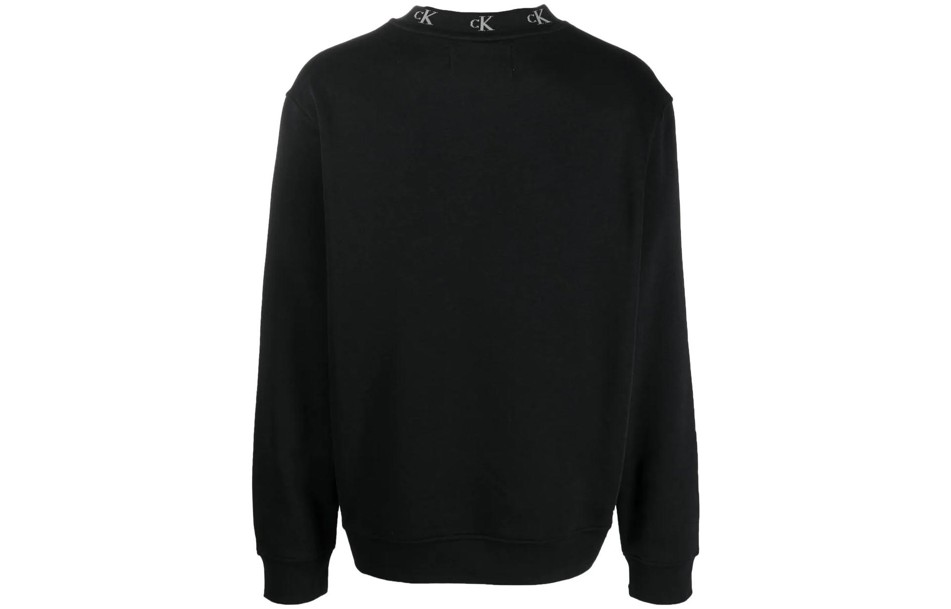 Lookbook カルバン クライン FW22 ロゴ クルーネック プルオーバー スウェットシャツ ブラック J30J321901-BEH