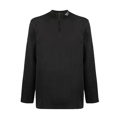 Calvin Klein FW22 Solid Color Long Sleeve Cotton Sweatshirt Black () J30J322464-BEH