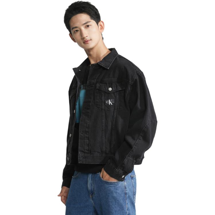 Calvin Klein FW23  Denim Jacket Black Casual Minimalist Fall Collection. J324233 圖 5