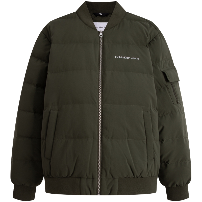 Calvin Klein FW23  Quilted Down Jacket with Minimalist Letter Print. J324342 圖 4