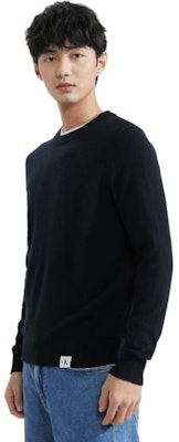 Calvin Klein FW23 Solid Color Casual Knit Sweater. J324492 Purchase Calvin Klein FW23 Solid Color Casual Knit Sweater. J324492