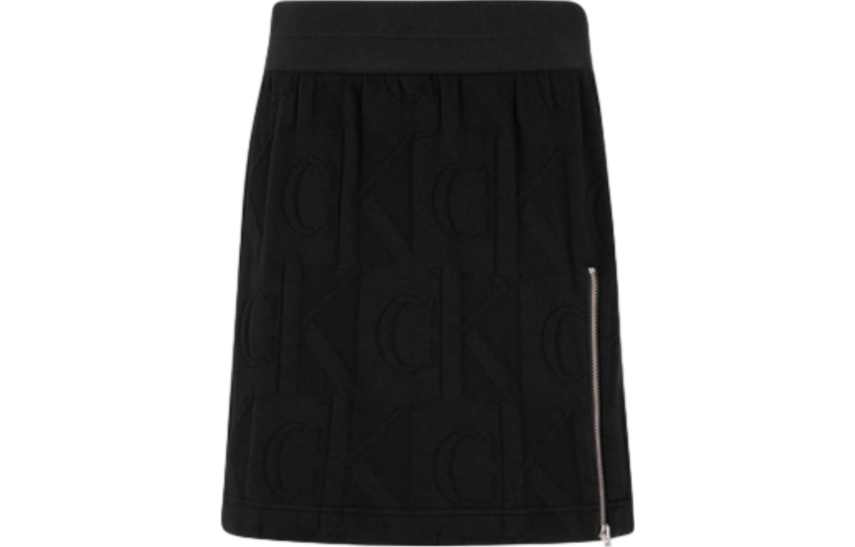 Order Calvin Klein FW23 空间黑提花针织休闲裙. J222330