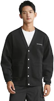 Lookbook Calvin Klein FW23 Minimalist Letter V-Neck Long Sleeve Sweatshirt Black Men J323803