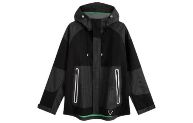 Calvin Klein FW23 Plaid Casual Jacket for Men Space Black J324436