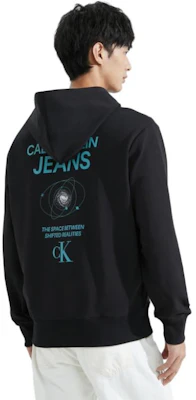 Calvin Klein FW23 太空黑色套頭運動衫 J324473 Purchase Calvin Klein FW23 太空黑色套頭運動衫 J324473