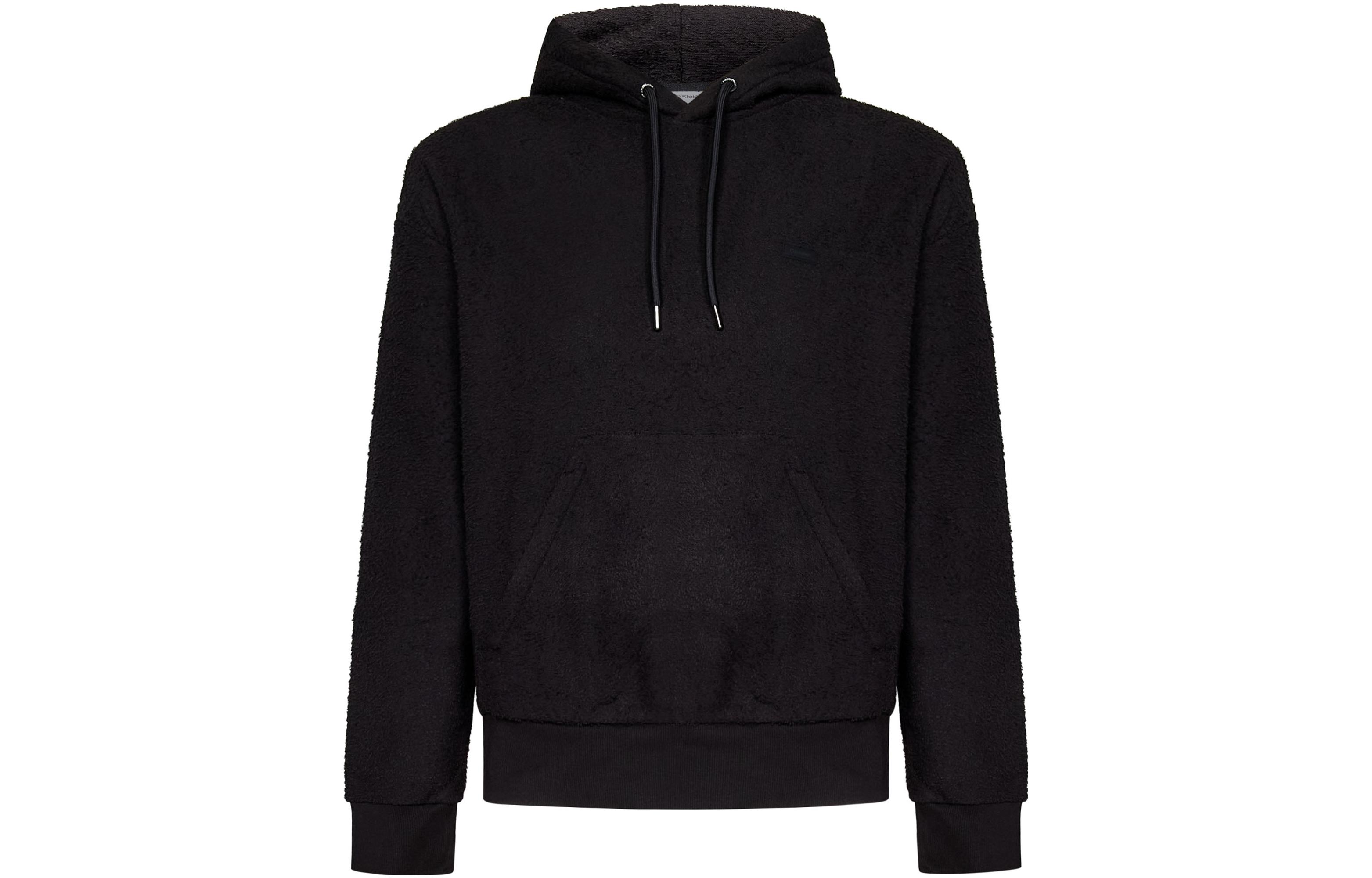 Calvin Klein FW23 Solid Black Pullover Hoodie Long Sleeve K10K112209-BEH