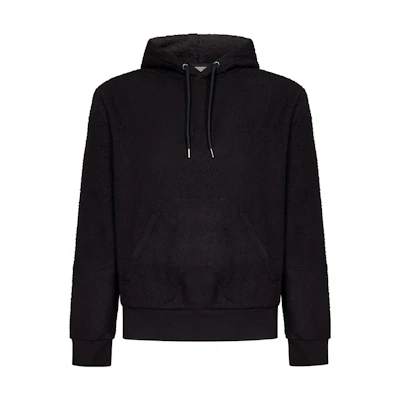 Calvin Klein FW23 Solid Black Pullover Hoodie Long Sleeve K10K112209-BEH