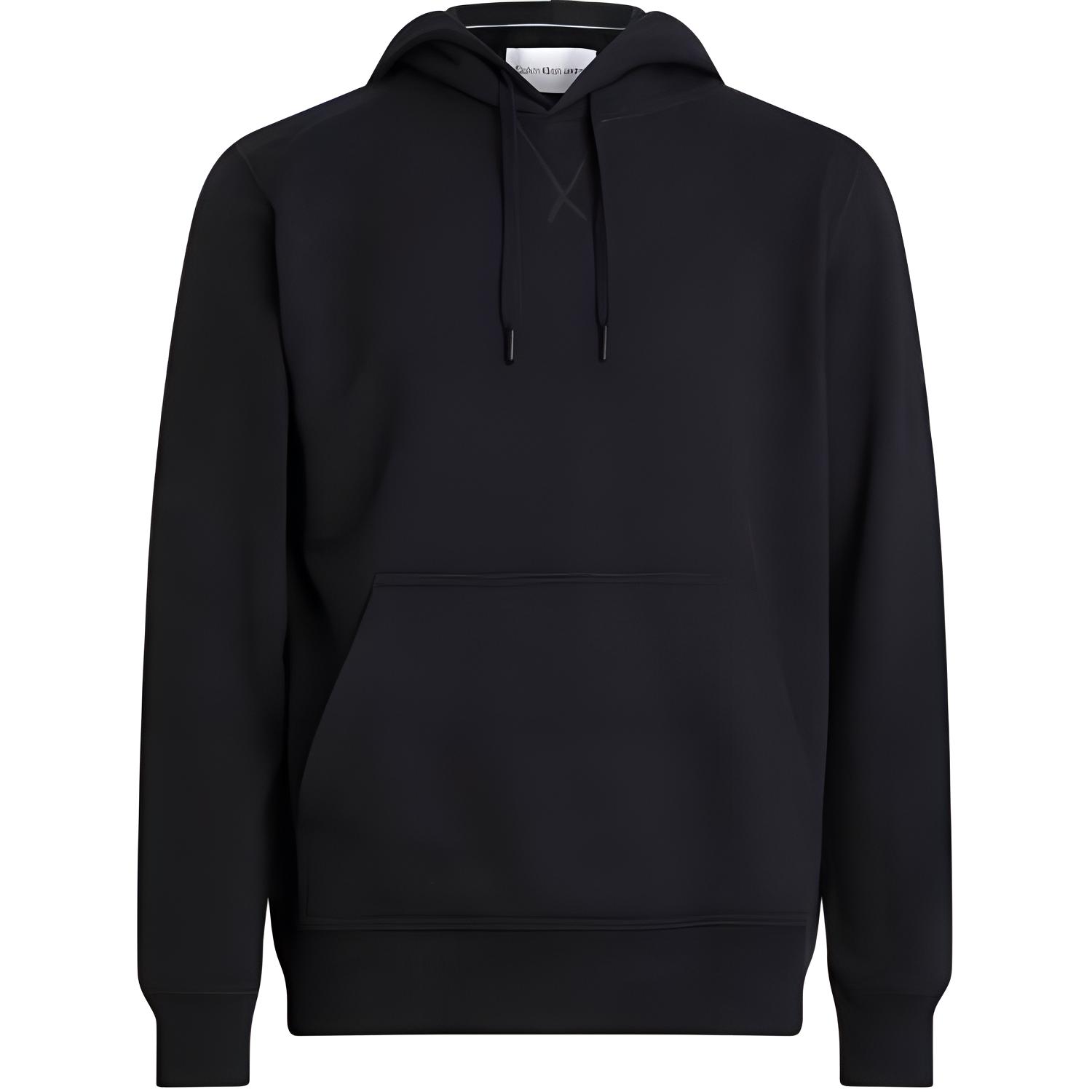 Calvin Klein FW24 Solid Color Hoodie Black J30J323430-BEH
