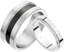 Calvin Klein Galaxy Spark Crystal Ring Unisex Couple Style. 35000061CP200 Calvin Klein Galaxy Spark Crystal Ring Unisex Couple Style. 35000061CP200