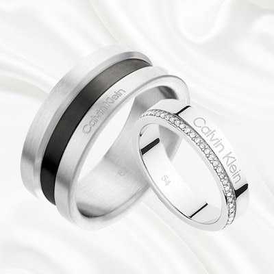 Calvin Klein Galaxy Spark Crystal Ring Unisex Couple Style. 35000061CP200 Details for Calvin Klein Galaxy Spark Crystal Ring Unisex Couple Style. 35000061CP200