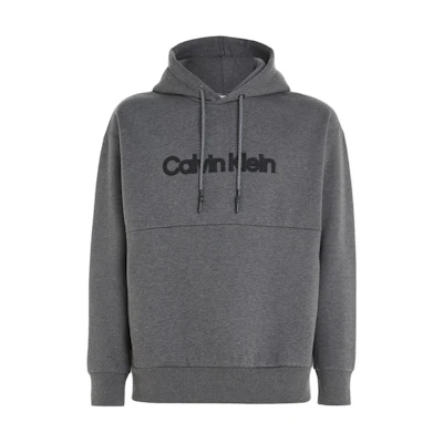 Calvin Klein Gray Embroidered Logo Hoodie Pullover Sweatshirt K10K112726-P4E