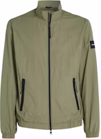 Calvin Klein Green Logo Stand-Collar Casual Jacket for Men (Euro Edition) K10K111441-MSS Calvin Klein Green Logo Stand-Collar Casual Jacket for Men (Euro Edition) K10K111441-MSS