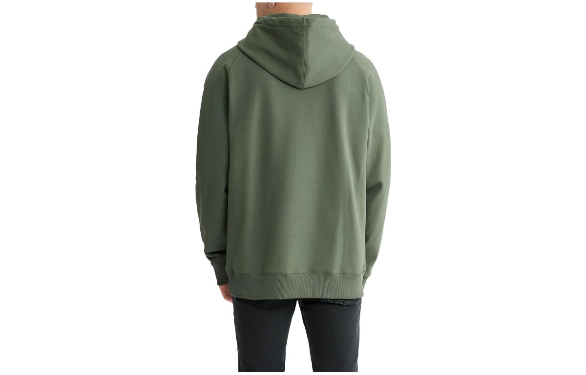 Calvin Klein Green Monogram Logo Print Hoodie Long Sleeve Sweatshirt J325245-LLP 圖 3