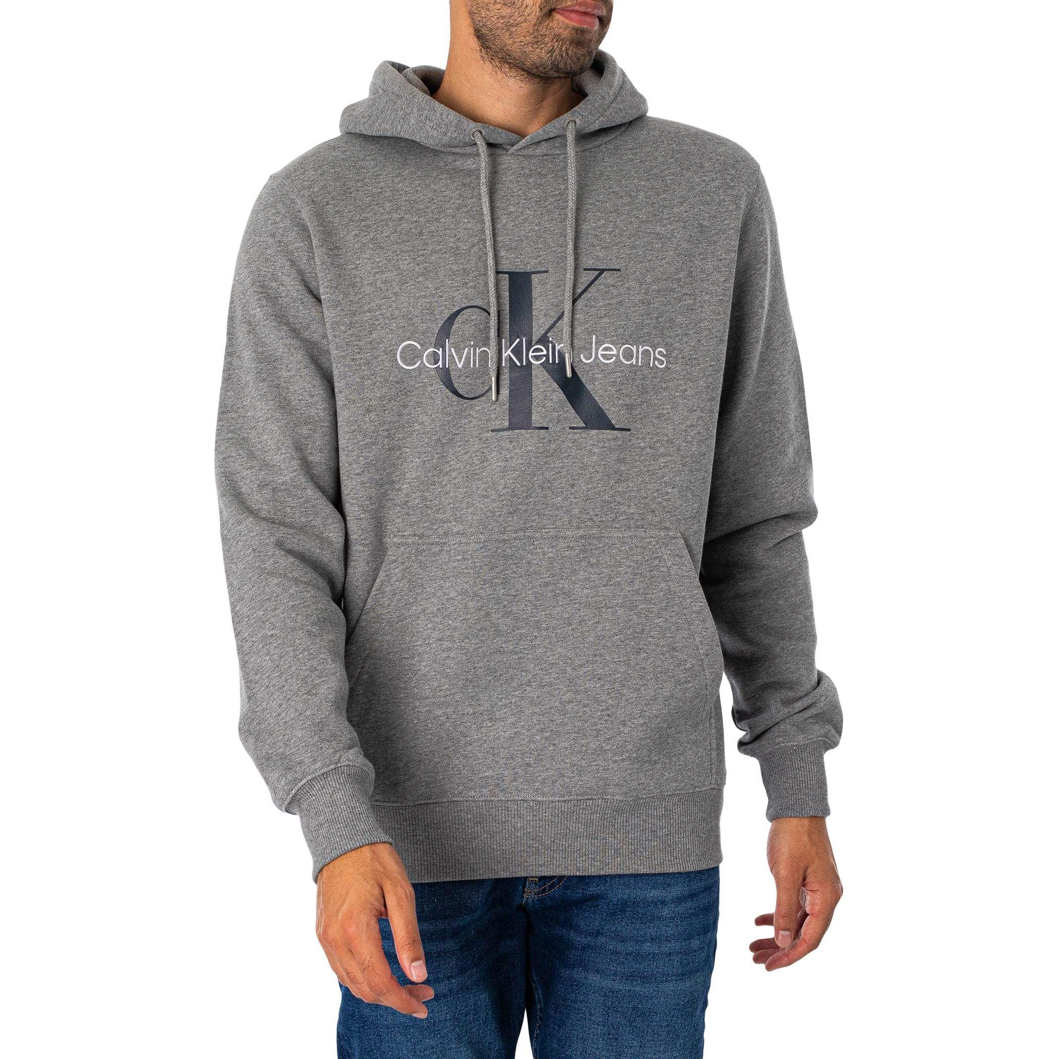 Purchase Calvin Klein 灰色連帽上衣 字母Logo設計套頭款 J30J320805-P41