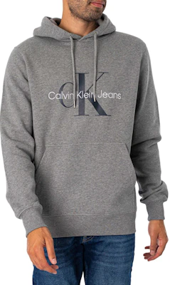 Calvin Klein 灰色連帽上衣 字母Logo設計套頭款 J30J320805-P41 Purchase Calvin Klein 灰色連帽上衣 字母Logo設計套頭款 J30J320805-P41