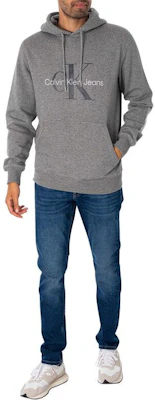 Calvin Klein 灰色連帽上衣 字母Logo設計套頭款 J30J320805-P41 Details for Calvin Klein 灰色連帽上衣 字母Logo設計套頭款 J30J320805-P41