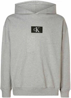 Calvin Klein Grey Hoodie with Solid Color and Letter Print Design NM2416E-P7A Calvin Klein Grey Hoodie with Solid Color and Letter Print Design NM2416E-P7A