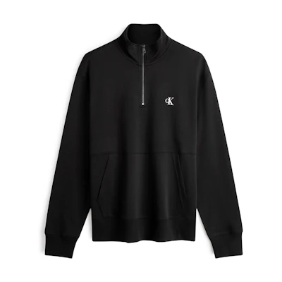 Calvin Klein Half-Zip Pullover Sweatshirt with Letter Embroidery J324320