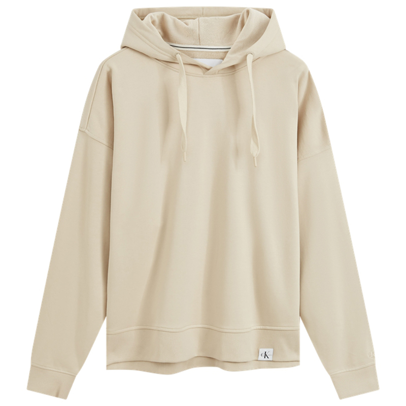 Order Calvin Klein 加厚純色連帽衫 淺卡其 J322897ACI