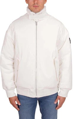 Calvin Klein 高領修身拉鍊外套 白色 J30J324123-YBI Buy Calvin Klein 高領修身拉鍊外套 白色 J30J324123-YBI