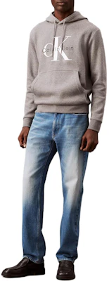 Calvin Klein 灰色連帽衫 帶標誌與袋鼠口袋 40BM800-030 Buy Calvin Klein 灰色連帽衫 帶標誌與袋鼠口袋 40BM800-030