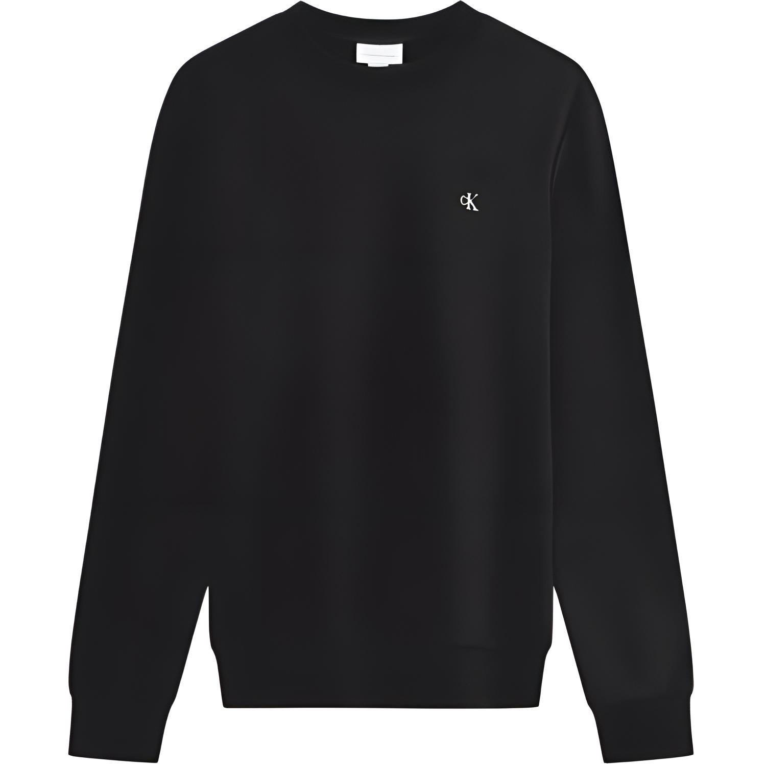 Calvin Klein Jeans Embroidered Logo Crewneck Sweatshirt Space Black () 40QM430-BAE