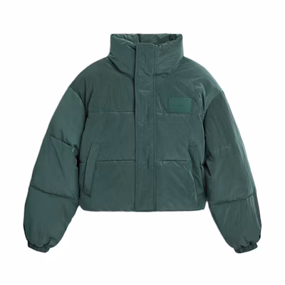 Calvin Klein Jeans Letter Logo Green Casual Jacket Unisex European Fit J40J400275-L7E