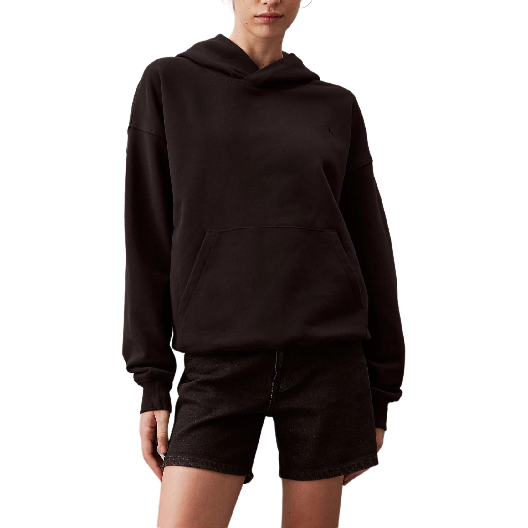 Calvin Klein Jeans Letter Logo Hoodie Black Unisex Casual European Fit J40J400389-BEH