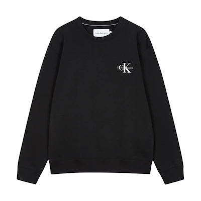 Calvin Klein Jeans Letter Print Oversized Crewneck Sweatshirt Unisex Black J321585-BEH