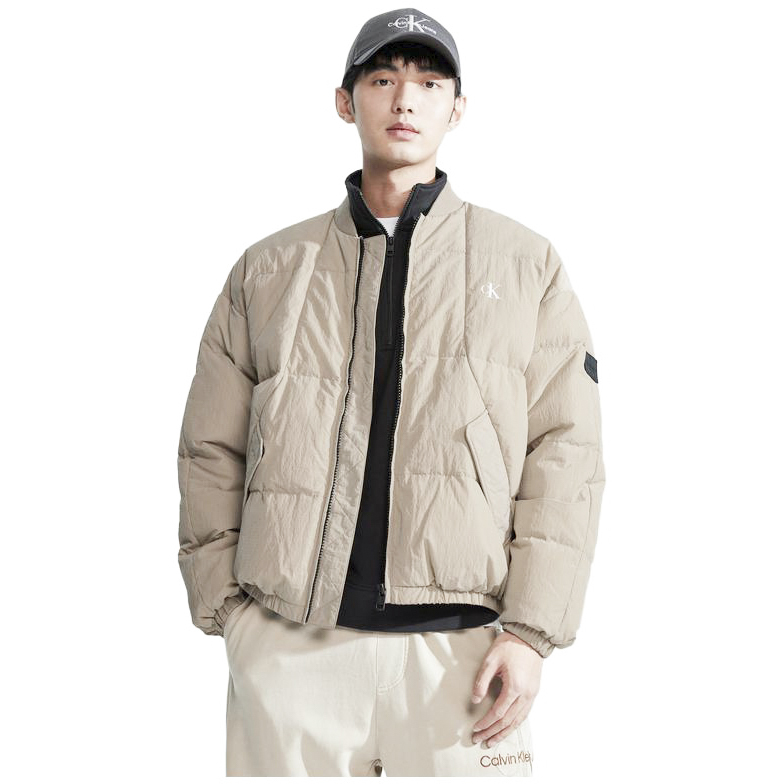 Purchase CALVIN KLEIN Jaket Puff Lelaki Logo Print Kotak-Kotak. J324429