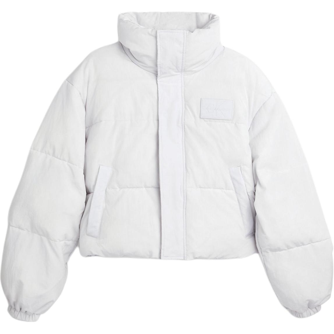 Calvin Klein Jeans Logo Short Casual Jacket Unisex European Fit - Gray J40J400275-PSX