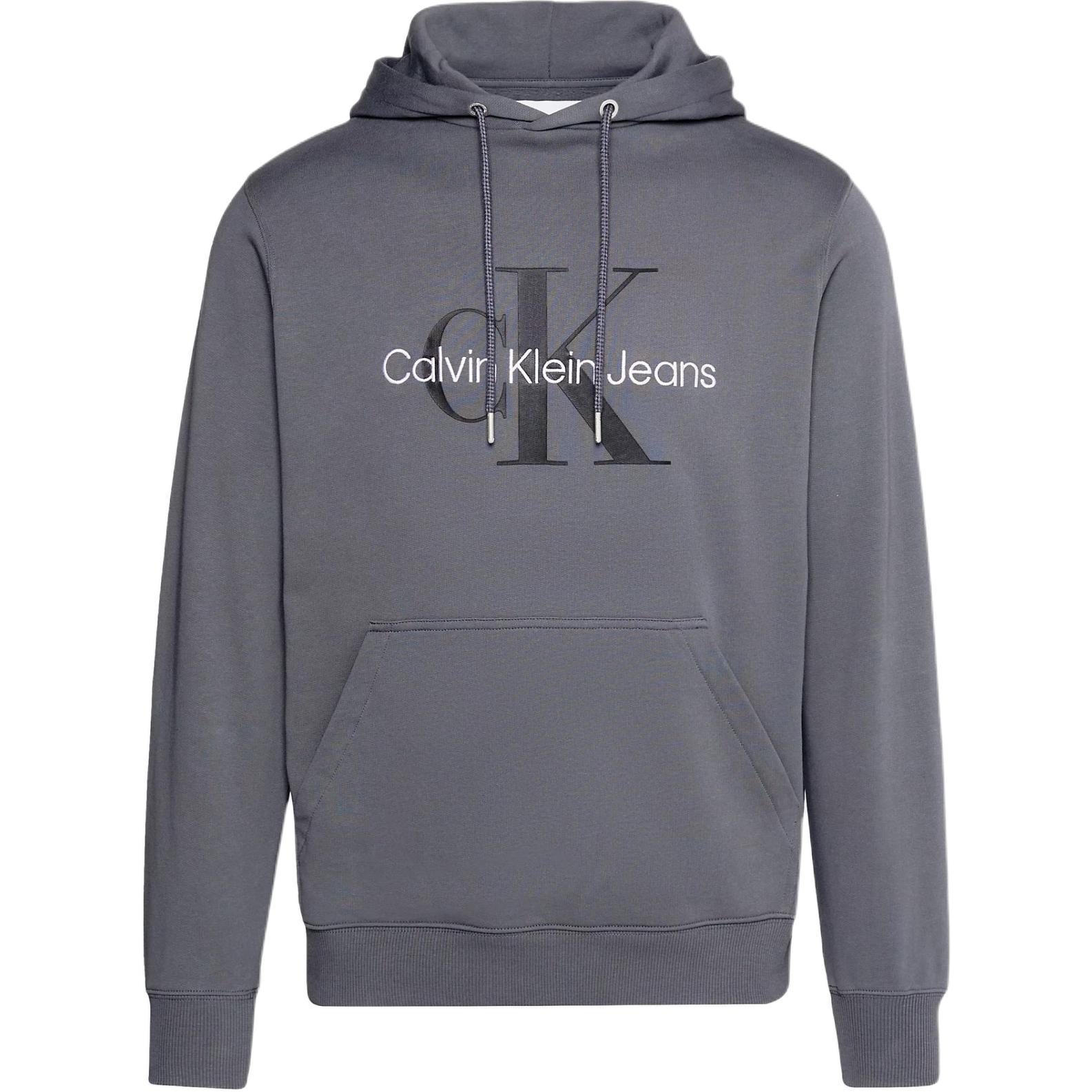 Calvin Klein Jeans Minimal Logo Hoodie Dark Gray ( European Version) J30J320805-PSM