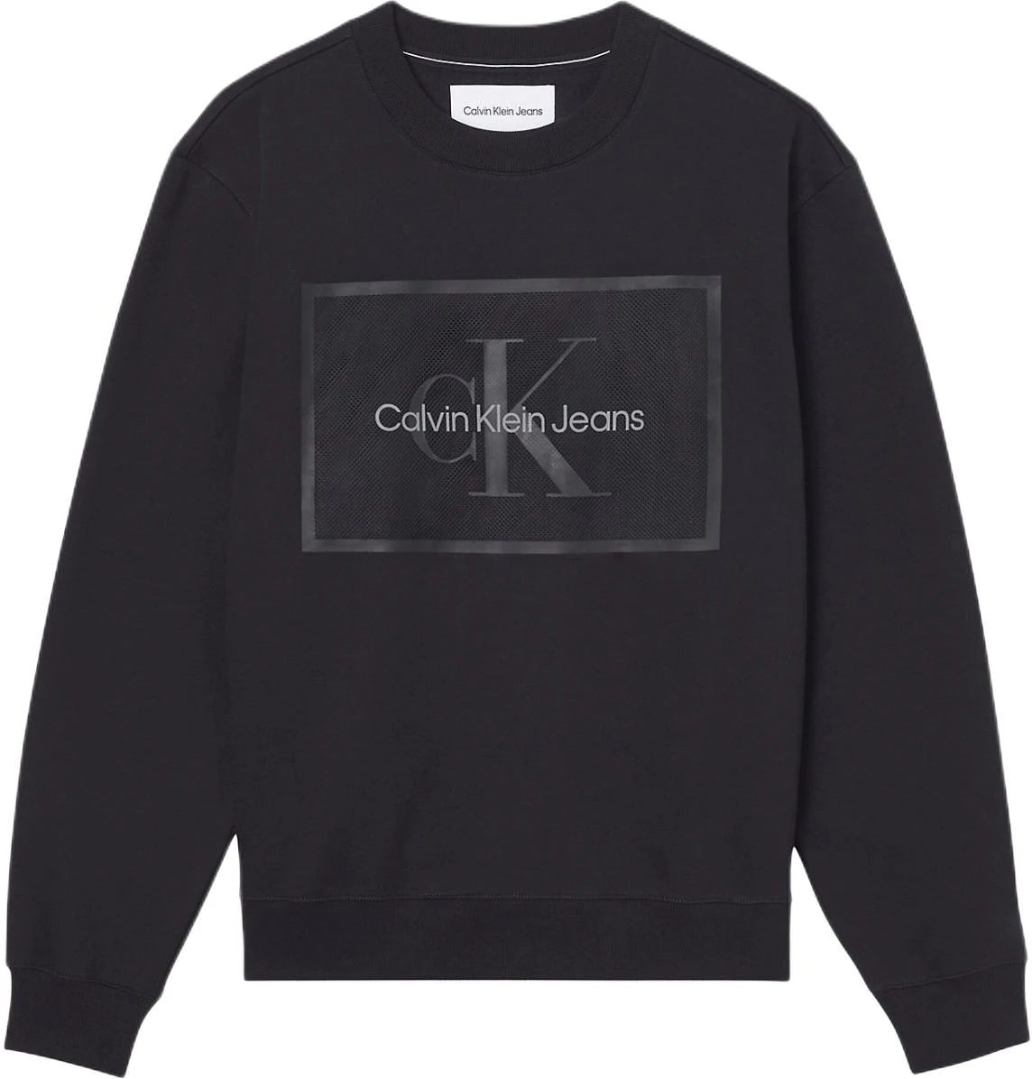 calvin-klein-jeans-minimal-logo-loose-fit-crewneck-sweatshirt-black-j30-j321880-beh