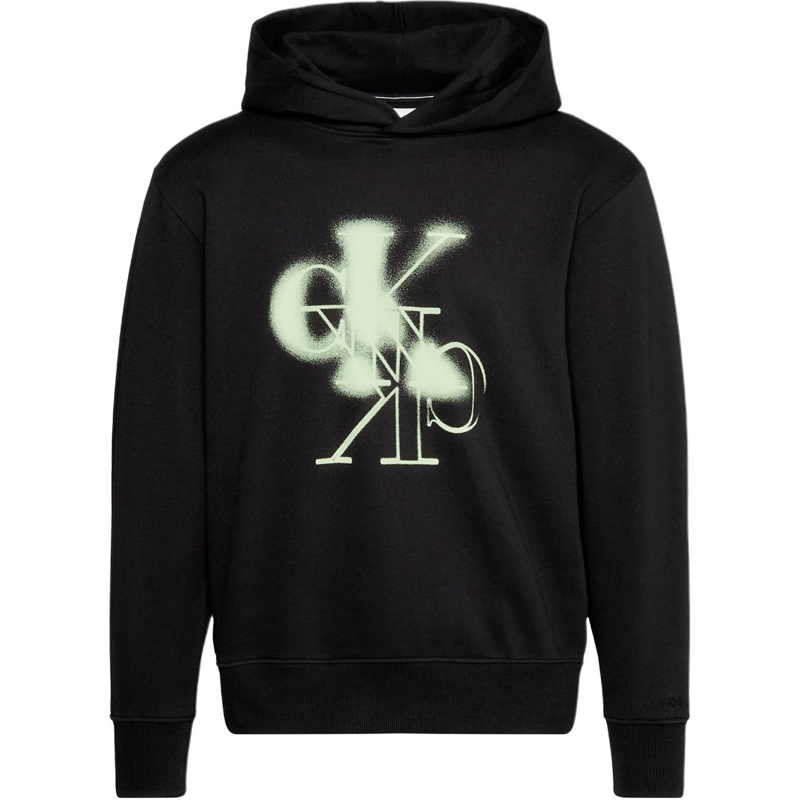 Calvin Klein Jeans Minimalist Logo Hoodie Black European Edition J30J324630-BEH