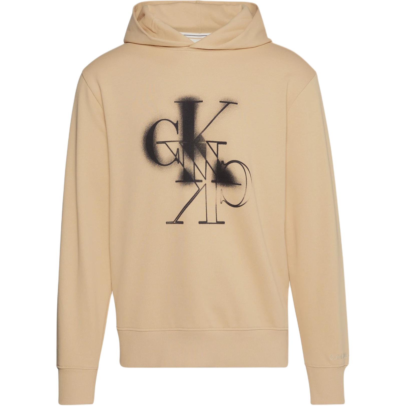 Calvin Klein Jeans Minimalist Logo Hoodie Warm Sand Beige (Men’s EU Version) J30J324630-AAT