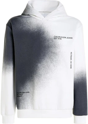 Calvin Klein Jeans 極簡徽標印花灰白色連帽衫 (歐版) 男款 J30J324977-0K9 Buy Calvin Klein Jeans 極簡徽標印花灰白色連帽衫 (歐版) 男款 J30J324977-0K9