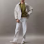 Lookbook CALVIN KLEIN Jeans Minimalist Velcro Cuff Hooded Jacket Men’s Galaxy Gray. J325904-PC8