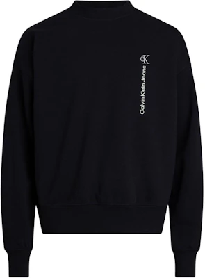 Calvin Klein Jeans 寬鬆版Logo圓領黑色長袖上衣 (歐版剪裁) J30J324119-BEH Buy Calvin Klein Jeans 寬鬆版Logo圓領黑色長袖上衣 (歐版剪裁) J30J324119-BEH