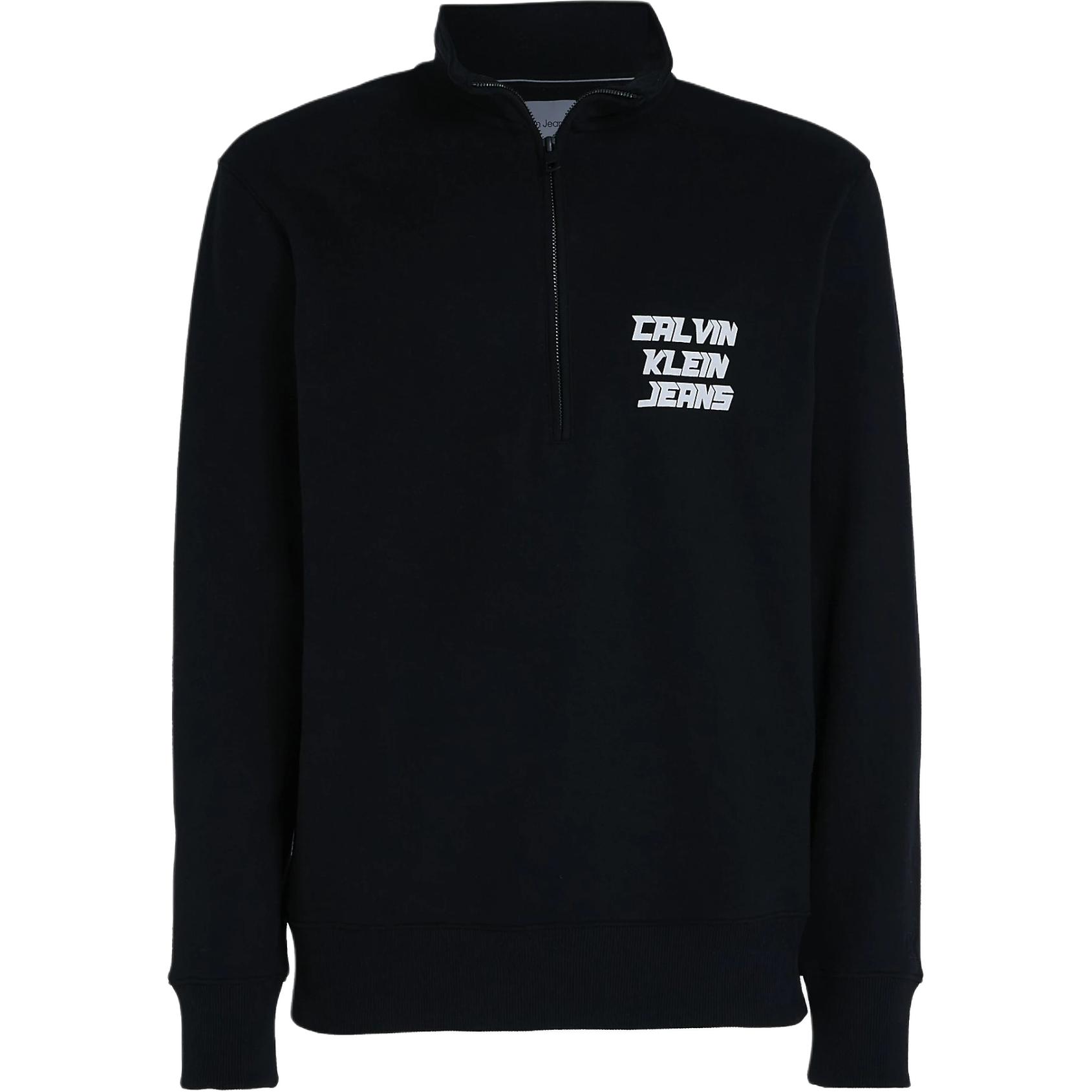 Calvin Klein Jeans Relaxed Fit Logo Long Sleeve Sweatshirt Black ( EU Edition) J30J324506-BEH