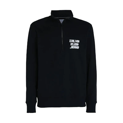 Calvin Klein Jeans Relaxed Fit Logo Long Sleeve Sweatshirt Black ( EU Edition) J30J324506-BEH