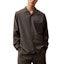 Buy CALVIN KLEIN Jeans Unisex Khaki Long Sleeve Casual Shirt with Collar. 40EM114-QGE
