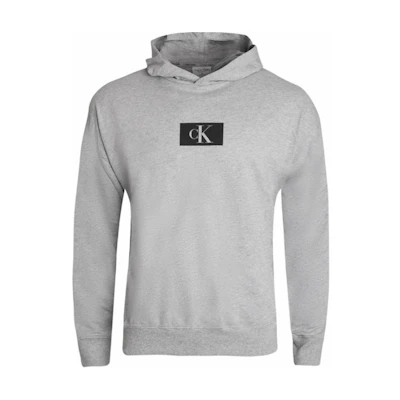 Calvin Klein L/S Hoodie European Style Gray Casual Pullover 000NM2416E-P7A